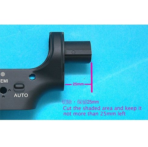 G&P HK416 Type Calcio fisso corto nero